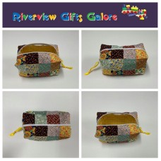 Wash Bag Boxed - Patchwork - Design 4 Wash Bag Boxed - Patchwork - Design 4